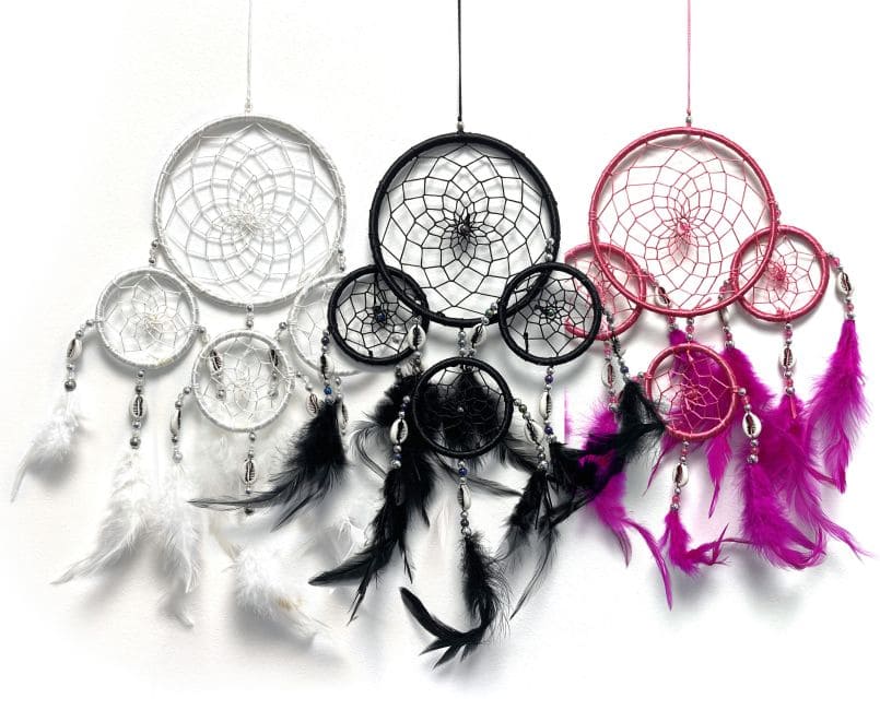 Pack of 3 Dreamcatcher - diameter: 13cm