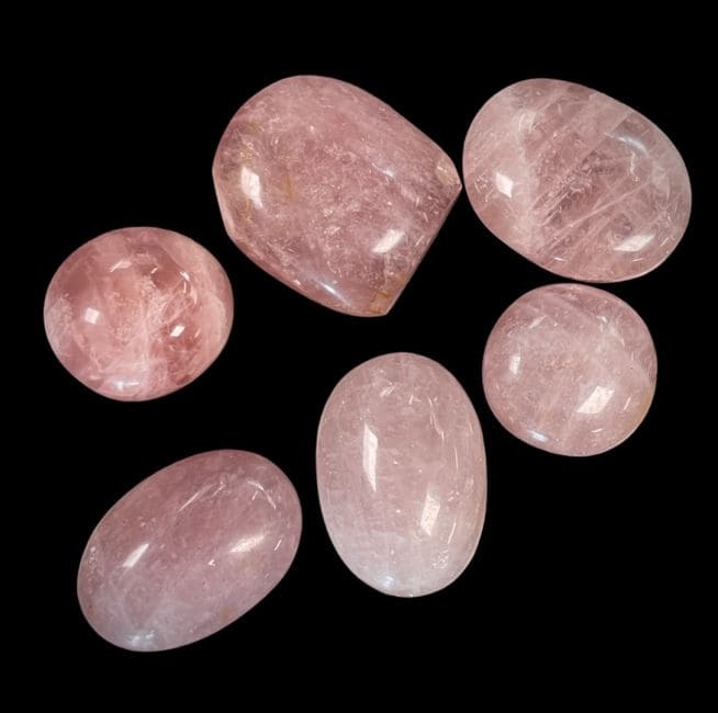 Polished Rose Quartz Blocks 1kg