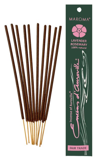 Auroville Lavender Rosemary Incense 5x 10 Sticks