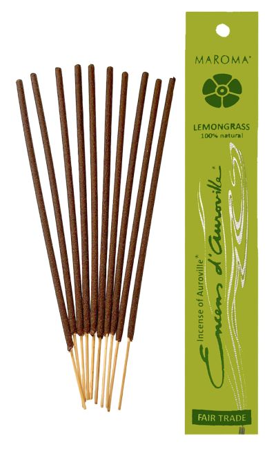 Auroville Lemon Grass Incense 5x 10 Sticks