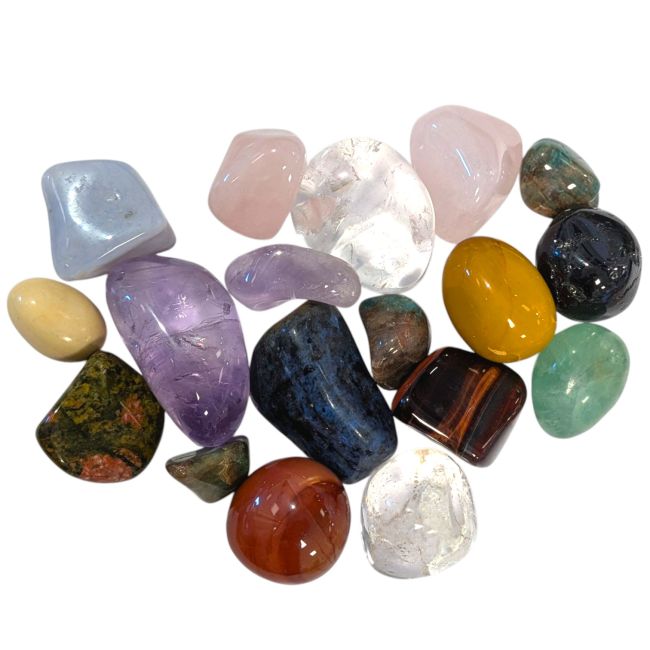 incense at Mixture of natural tumbled stones – 250 g