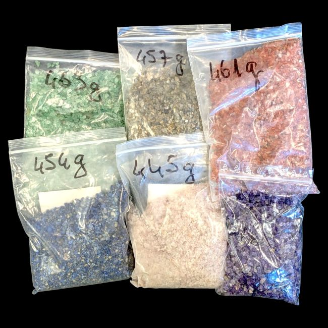 incense at Pack of natural stone chips – 6 assorted varieties