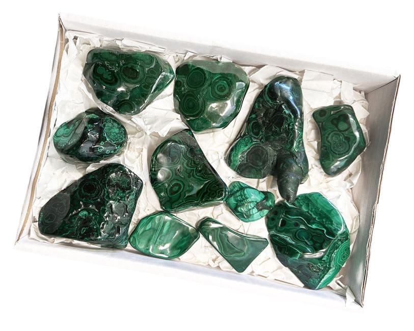 incense at Polished Malachites pack one side 1900g|gb