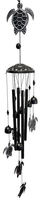 Black Turtle Wind Chime 92cm