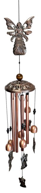 Wind Chime Rose Gold Angel 92cm