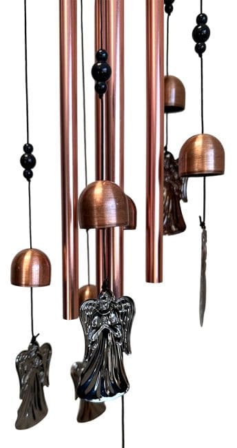 Wind Chime Rose Gold Angel 92cm