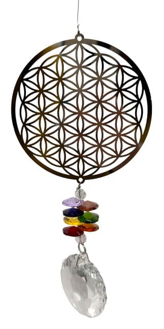 Crystal Flower of Life/ 7 Chakras 45cm