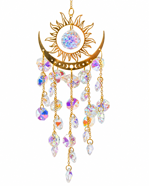 incense at Sun and Moon Suncatcher