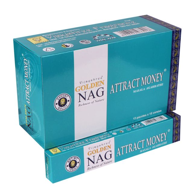 Vijayshree Golden Nag Incense Attract Money 15g