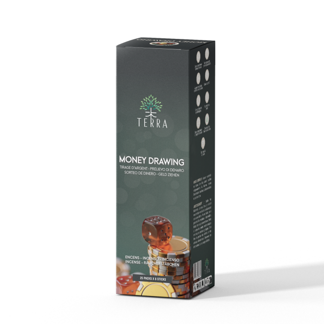 TERRA Money Drawing incense without charcoal 12grs