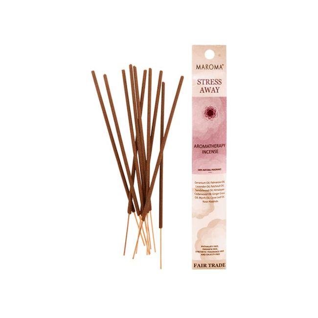 Incense Maroma Spa Aromatherapy Stress Away 5x 10 Sticks