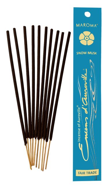 Auroville White Musk Incense 5x 10 Sticks