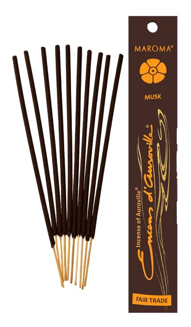Auroville Musk Incense 5x 10 Sticks