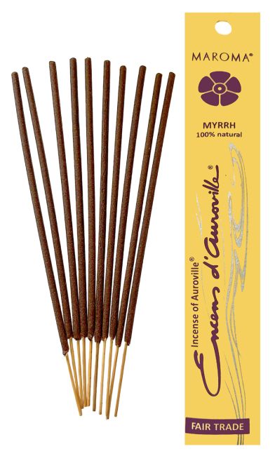 Auroville Myrrh Incense 5x 10 Sticks
