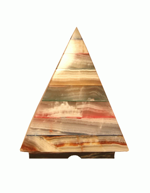 Onyx Pyramid Lamp 3kg