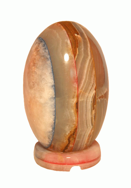 Onyx Egg Lamp 1-2Kg