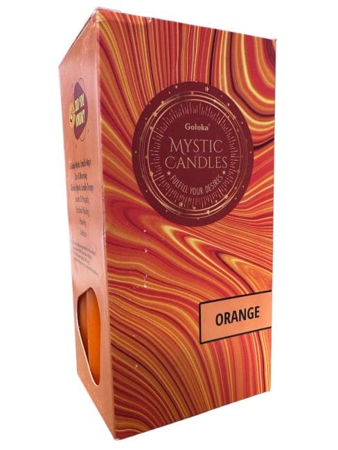 incense at Orange Mass Tinted Goloka Candles 13cm 20pcs|gb