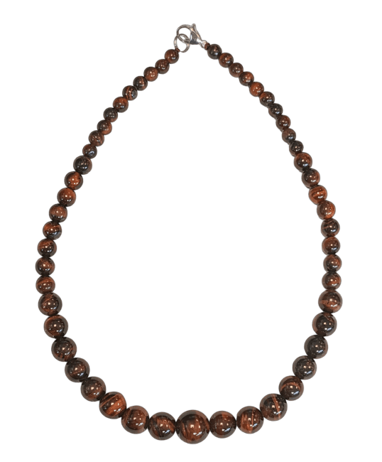 Bull's Eye Necklace Drop Beads 6-14mm 45cm