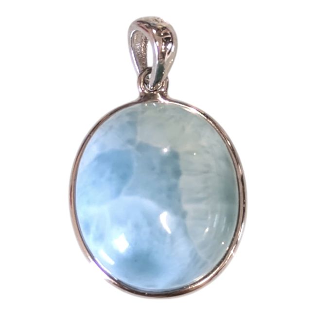 925 Silver Larimar AA Pendant 2.43g