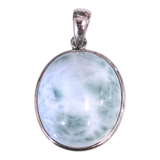 925 Sterling Silver Larimar Pendant AA 2.23g