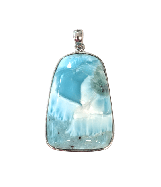 925 Silver Larimar AA Pendant 15.88g