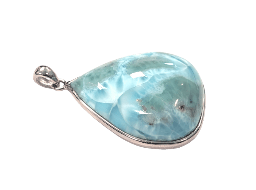 925 Silver Larimar AA Pendant 14.78g