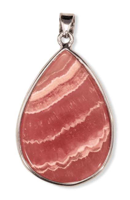 925 Silver Pendant Rhodochrosite Argentina AAA 1 piece 6.57g