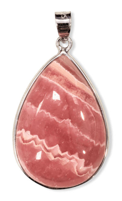 925 Silver Pendant Rhodochrosite Argentina AAA 1 piece 6.57g