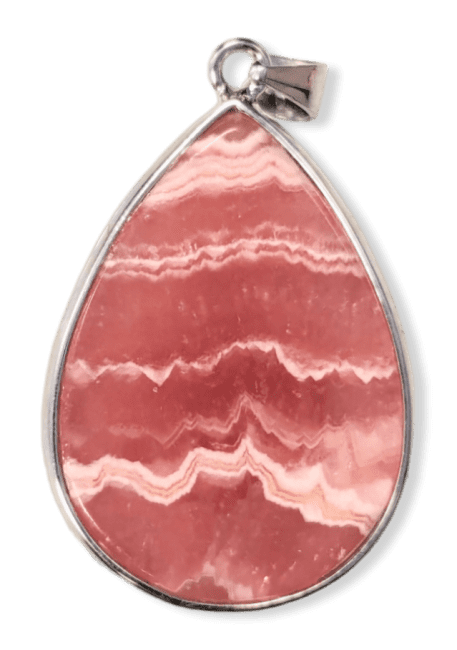 925 Silver Pendant Rhodochrosite Argentina AAA 1 piece 7.17g