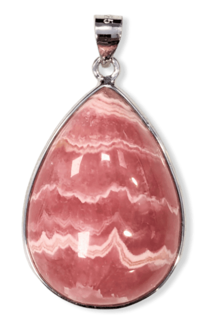 925 Silver Pendant Rhodochrosite Argentina AAA 1 piece 7.17g