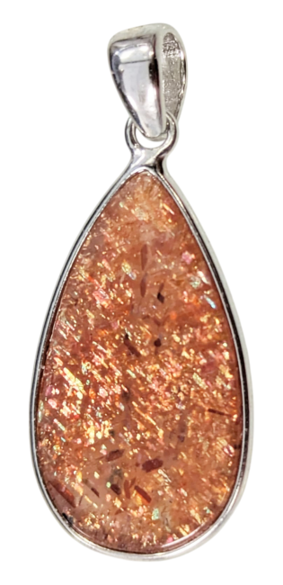incense at 925 Silver Pendant Sunstone AAA 1.49g|gb