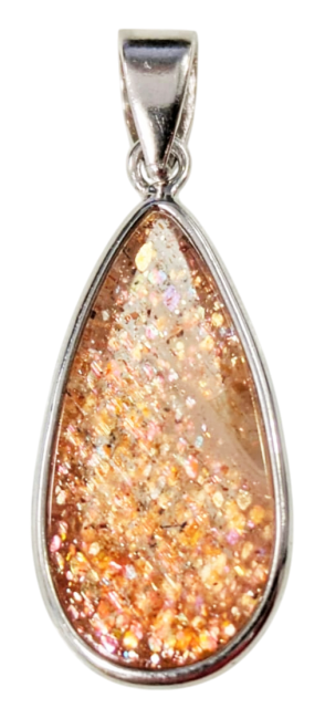 incense at 925 Silver Pendant Sunstone AAA 1.36g|gb