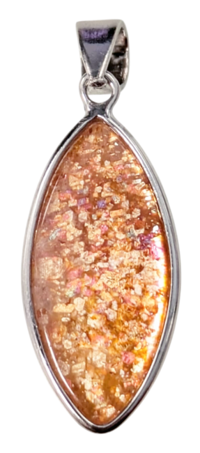 incense at 925 Silver Pendant Sunstone AAA 1.46g|gb