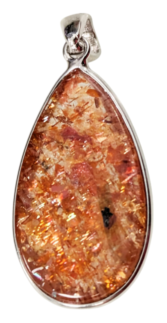 incense at 925 Silver Pendant Sunstone AAA 2.02g|gb