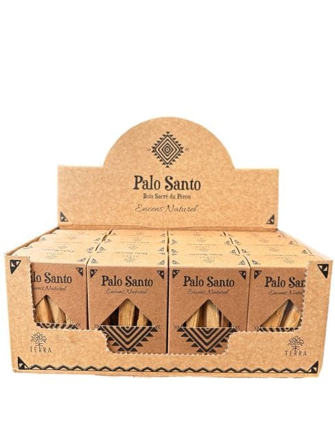 Display 16 x boxes Palo Santo sticks 70g