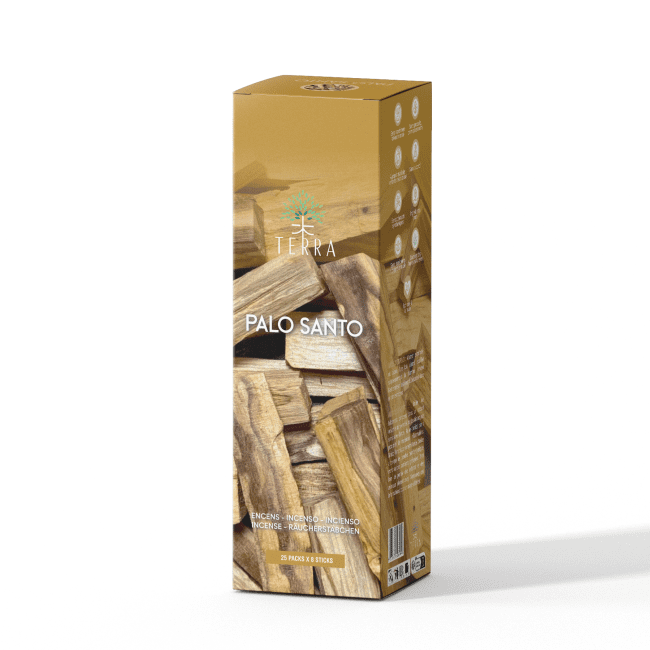 TERRA Palo Santo incense 8 Bts without charcoal 12grs