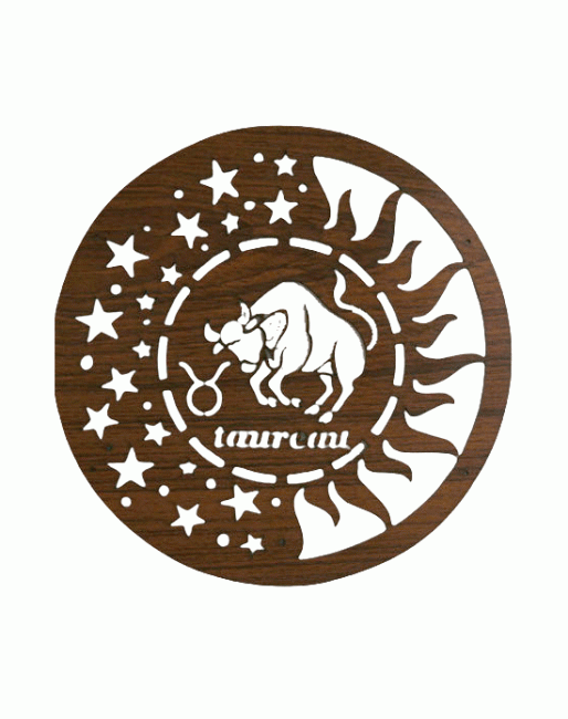 18cm Wooden Magnetic Sign Astro Taurus for HMD999