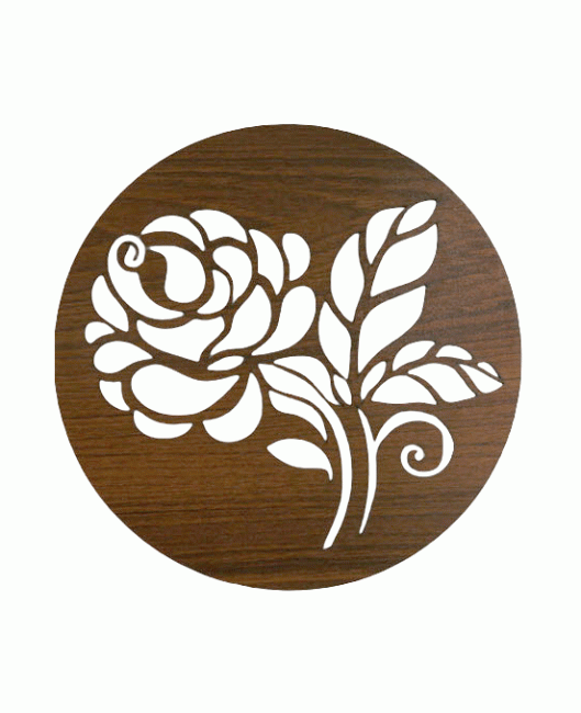 Magnetic Wooden Flower Leaf Panel 18cm for HMD999