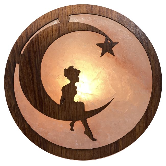 Moon Star wooden sign