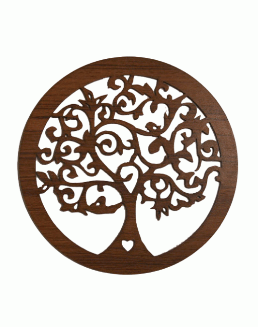 Magnetic Tree of Life Flowery Heart Sign 18cm for HMD999