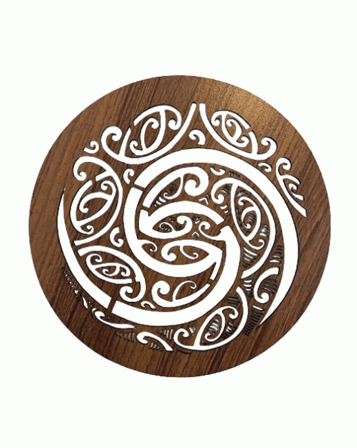 Magnetic Wooden Celtic Swirl Panel 18cm for HMD999