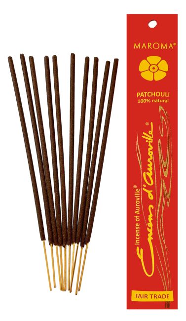 Auroville Patchouli Incense 5x 10 Sticks