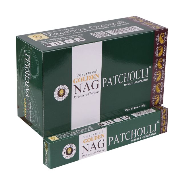 Vijayshree Golden Nag Patchouli Incense 15g