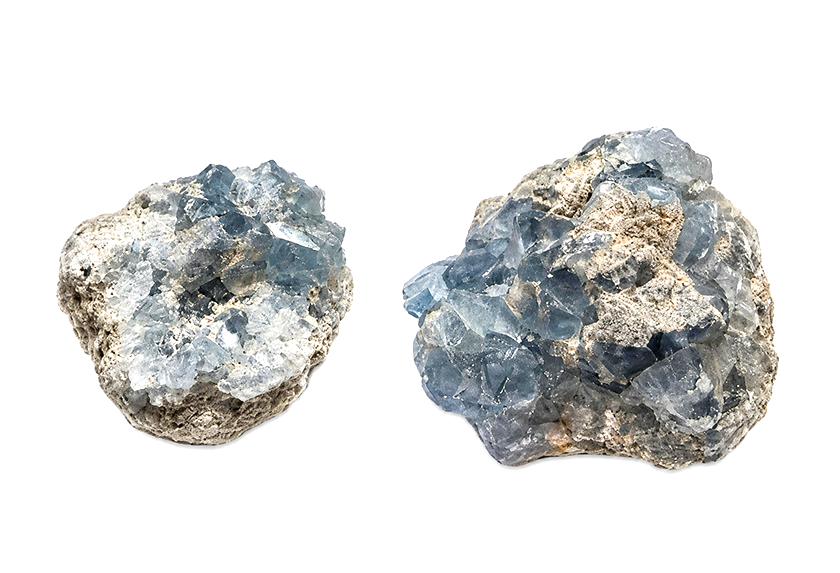 incense at Celestine A Rough Stones 2 Pieces 533g