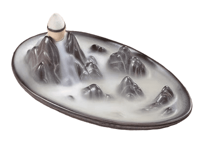 Himalayan Ceramic Backflow Incense Holder 14cm