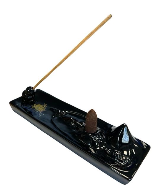 Backflow Ceramic Incense Holder The Enchanted Island 21cm