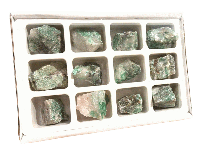 Display 12 pieces Raw Dioptase