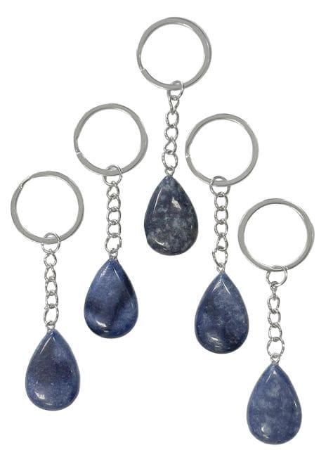 Blue Aventurine A Drop Keychain 30mm x 5