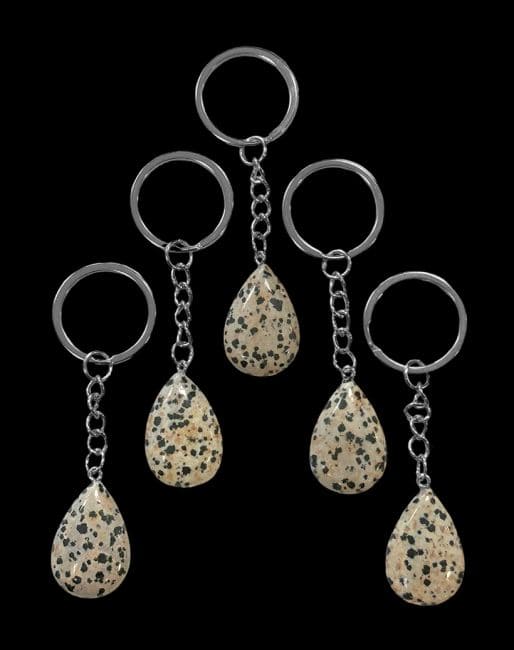 incense at Dalmatian Jasper A Teardrop Key Ring 30mm x 5|gb
