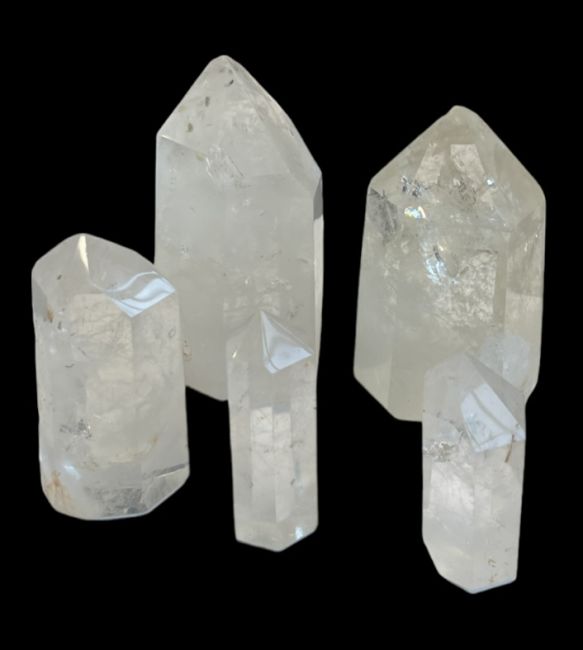 Rock crystal prisms from Madagascar - 5 pieces 1.464 k